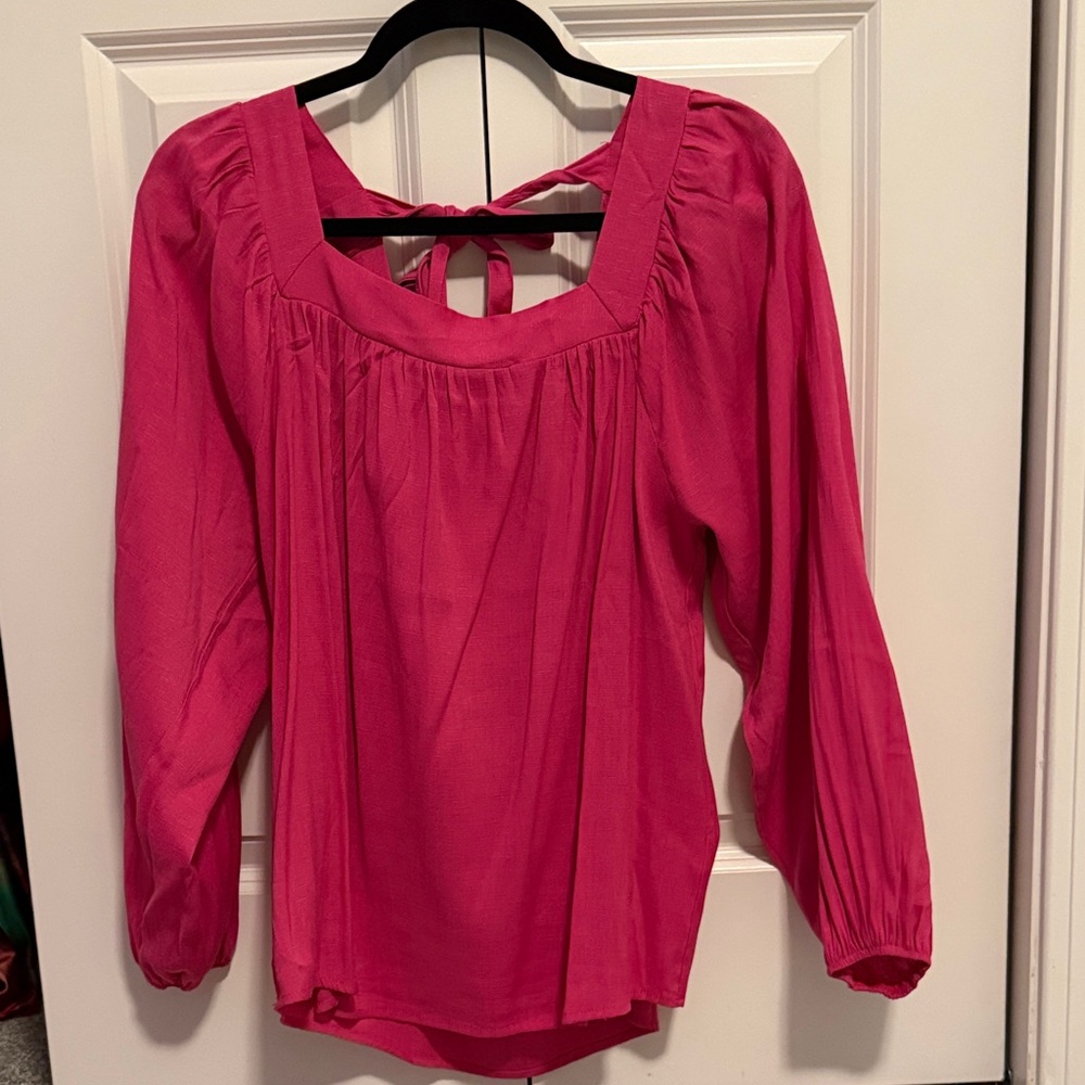 Andree Vibrant Pink Blouse